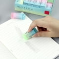 thumbnail image 6 of 2Pcs Creative Jelly Colored Eraser, Aesthetic Cube Shaped Pencil Erasers, Soft Flexible Block Erasers for Home Office Supplies, Latex-Free, Classroom Must Haves, 2 Colors, 6 of 6