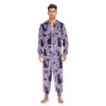 thumbnail image 3 of FORMRS Onesies Pajama for Adults Unisex Hoodie Winter Jumpsuit One Piece Sleepwear, Sizes S-2XL, Halloween Cats, 3 of 7