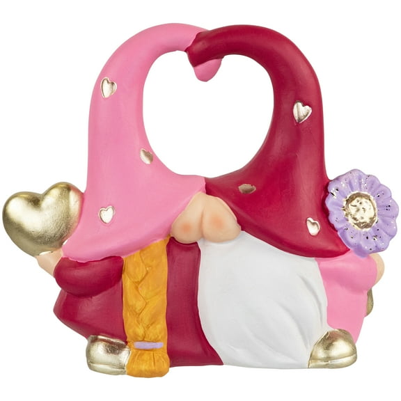 Northlight Kissing Gnomes Valentine's Day Decoration - 8"