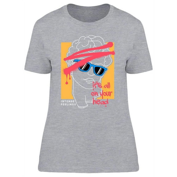 Head Sunglasses And Graffiti T-Shirt Women -Image by Shutterstock, Female x-Large