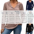 thumbnail image 4 of TGSLY Fall Eyelet Embroidery Hoodies for Women Lightweight Soft Henley Single Button Long Sleeve Tops Relaxed Casual Solid Color Sweatshirts M, 4 of 9