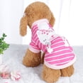 thumbnail image 2 of Camiseta para mascotas primavera otoño, ropa para perros cachorros y gatos pequeños, chaleco impreso, S #11, 2 of 7
