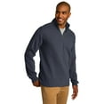 thumbnail image 4 of Port Authority ®  Slub Fleece 1/4-Zip Pullover. F295 L Slate Grey, 4 of 6