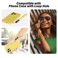 thumbnail image 3 of Oakxco Lanyard Compatible With Airpods Pro 2 Loop Adjustable Hand Wrist Nylon Strap, Lanyard For Cell Phone/Camera/Switch/Ipods Pro 2Nd/Airpods 1/2Nd/3Rd/Pro Case, Yellow, 3 of 5