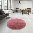 thumbnail image 4 of Ahgly Company Machine Washable Indoor Rectangle Industrial Modern Valentine Red Area Rugs, 7' x 9', 4 of 7