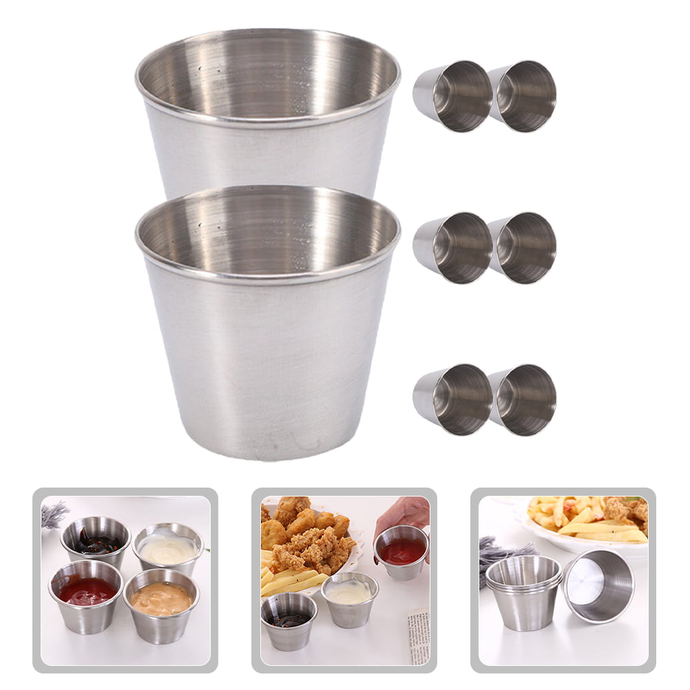 Kitcheniva Stainless Steel Metal Drinking Cup 30ml 12 Pcs Set, 1 Set -  Foods Co.