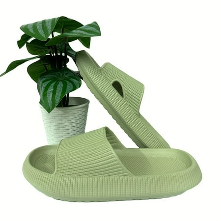 

TYHTH Ultimate Comfort & Style Cloud Slippers for Women - Waterproof Versatile Beach/Shower Wear Arch Support Solid Color Thick Sole