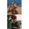 thumbnail image 3 of Haute Edition Women's Ruched Stretchy Headband Sun Visor Hat, 3 of 4