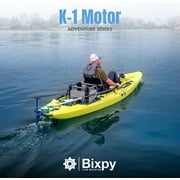 Bixpy K-1 Angler Pro Outboard Kit – Includes K1 Kayak Motor with Remote Control & Quick-Release Mount for Kayaks, Canoes, Paddleboards, Dinghies & Inflatable Boats