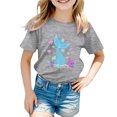 thumbnail image 2 of Zszcpp Summer Top For Teens Girl T Shirts 2025 Trendy Ocean Animal Leisure Print Tee Short Sleeve Baggy T-Shirt Blouse Girls Tops, 2 of 5