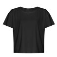 thumbnail image 1 of Awdis - Camiseta para Mujer (Negro Azabache), 1 of 1