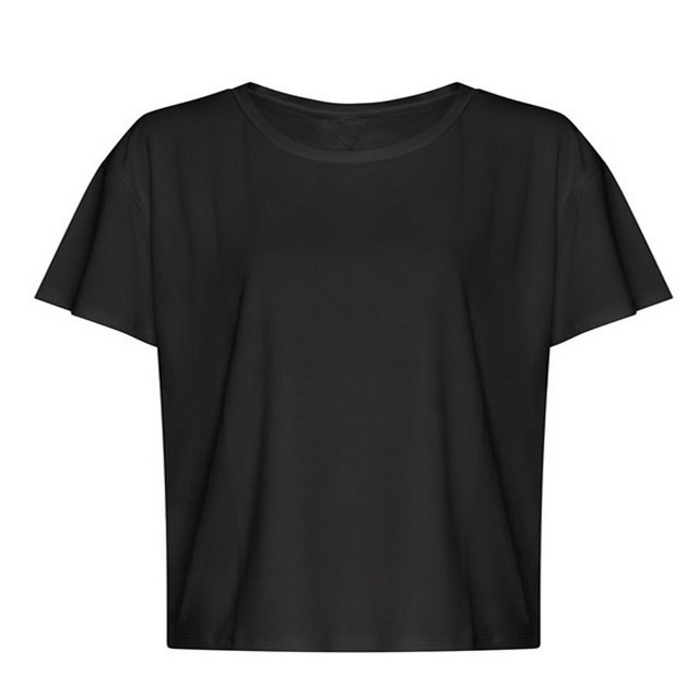 Awdis - Camiseta para Mujer (Negro Azabache)