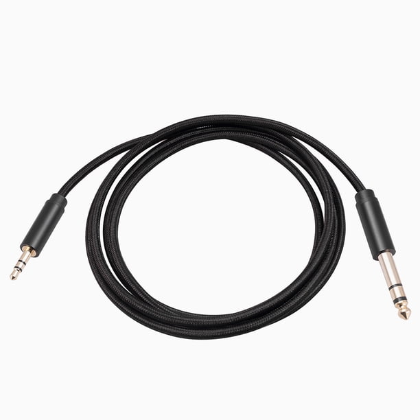 Adaptador de Línea de audio Cgtredaw Cable audio Estéreo 3.5 mm a 6.35 mm 1 m