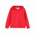 thumbnail image 2 of Annhoo Toddlers Boys Girls Hoodies Sweatshirts Fall Casual Long Sleeve Tops Children's Baggy Solid Color Clothes, 2 of 3