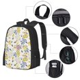 thumbnail image 4 of Daiia Wildflower Honeybee Backpack for Men and Women -Durable Backpack Large Capacity, Water-Resistant Bag with Adjustable Straps and Laptop Compartment, 4 of 9