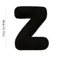 thumbnail image 3 of Leodye 1 PCS 26 Letter Pillows Cute Soft Letter Decorative Pillows English Alphabet Throw Pillows Cushion for Living Room Sofa Couch Bed Car Decoration-15.74IN, 3 of 3