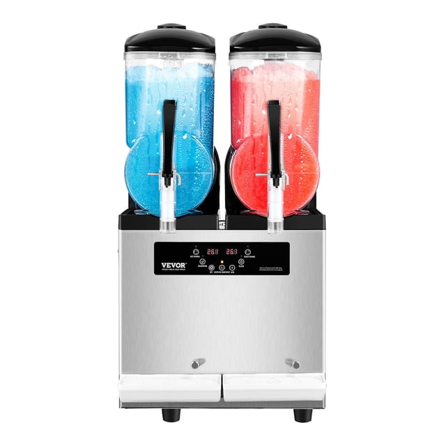 VEVOR Máquina comercial para hacer granizados, batidos y bebidas congeladas con tanque de 12 L x 2 pulgadas