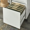 thumbnail image 3 of TMS Harlee 2 Drawer Rolling File Cabinet, Gray, 3 of 5