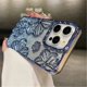 thumbnail image 3 of Luxury Plating Clear Bling Glitter Gradient Flowers Phone Case For iPhone 15 11 12 13 14 Pro Max Soft Silicone Shockproof Cover, 3 of 5