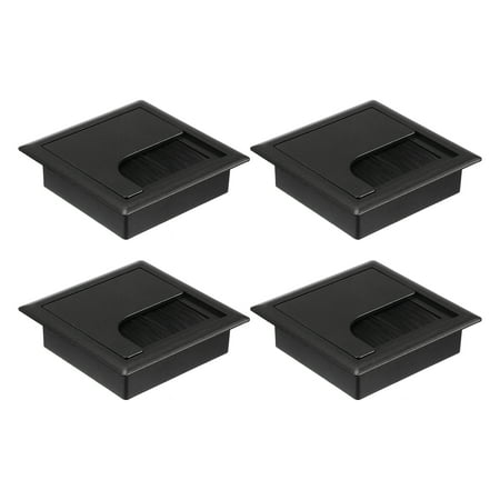 

Desk Cable Grommet Hole Cover Cord Metal Insert Black Grommet 1 5 Inch Grommets Wire Organizer Cover