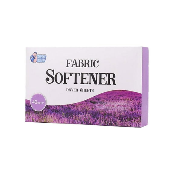 Fabric Softener Dryer Sheets, 6.09 x 9.05 in, Softens Clothes & Reduces Static, For Fresh, Wrinkle-Free Laundry