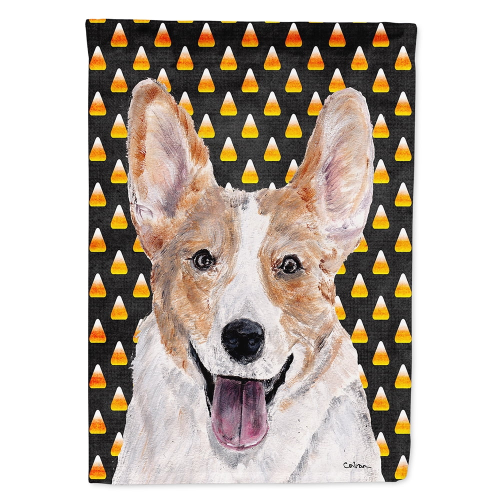 candy corn corgi plush