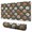 Halloween Pumpkin Star Green Pattern, variant on Halloween Pumpkin Ghost Orange Pattern Extended Large Mouse Pad, Gaming Desk Pad with Non Slip Base & Stitched Edges, Smooth Polyester Gifts for Office Work Gaming,31.5"x15.7"