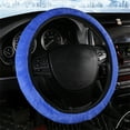 thumbnail image 2 of SNGMN Elastic Stretch Steering Wheel Cover - Soft, Warm, Non-Slip - Fits 14-15 Inch Wheels - Breathable Mesh, 2 of 9