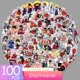 thumbnail image 1 of 100pcs One Pcs Stickers Pack For Laptop,nami Zoro Ace Luffy Chopper One Pcs Anime Graffiti Waterproof Vinyl Stickers For Teens Adults Diy Laptop Water, 1 of 4