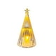 thumbnail image 2 of Luz nocturna de árbol de Navidad de plástico transparente brillante | Decoración navideña de escritorio | Lámpara ambiental LED para oficina en casa | Ambiente acogedor de cuento de hadas, 2 of 6
