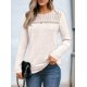 thumbnail image 5 of Camisa de Larga con Encaje para Mujer, Top de Otoño, Moda Elegante, Informal, Tipo Túnica, Suéter, Ropa de . Albaricoque S, 5 of 8