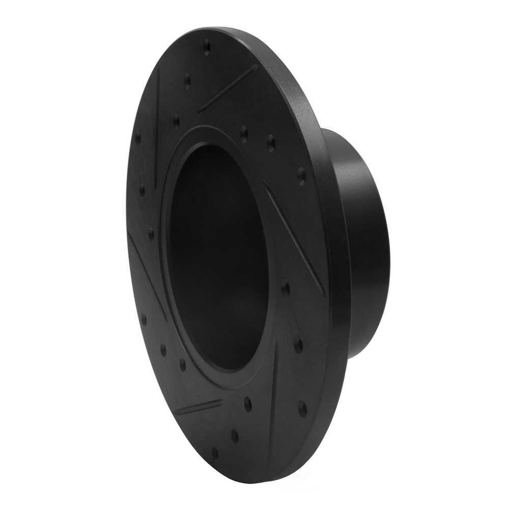 Dynamic Friction Company 633-31006R DFC Brake Rotor - Drilled And Slotted - Black