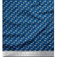 thumbnail image 1 of Soimoi Rayon Fabric Rocket Shirting Printed Fabric 1 Yard 56 Inch Wide, 1 of 1