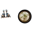 thumbnail image 1 of Figura de elefante,Figuras de elefantes,estatuas,adornos de animales,Escultura coleccionable para dormitorio,decoración del hogar,regalo.,Marco de fotos redondo,Marco de fotos de resina de, 1 of 8