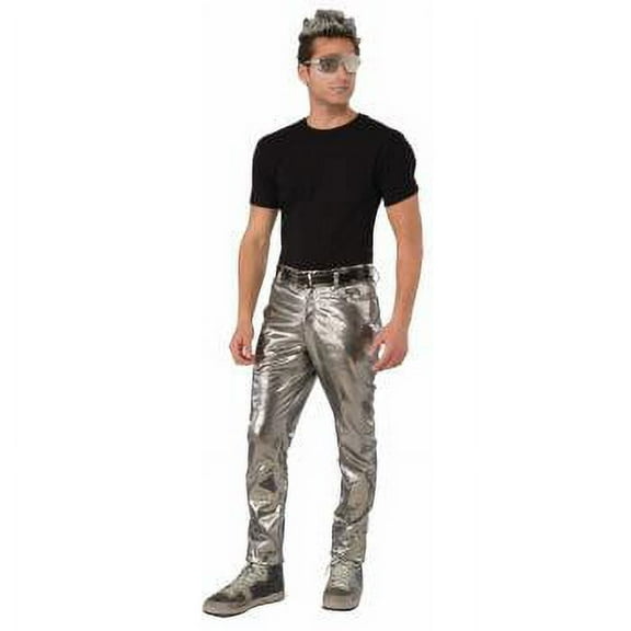 FUTURISTIC MENS PANTS-SLVR-STD