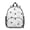 Black and White, variant on Black and White Cat Head Backpack for School, Cute School Bag with Adjustable Shoulder Straps and Padded Back, 13.8"x11.4"x6"