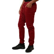 Victorious Men's Drop Crotch Stretch Jogger Twill Pants, Up To 5X