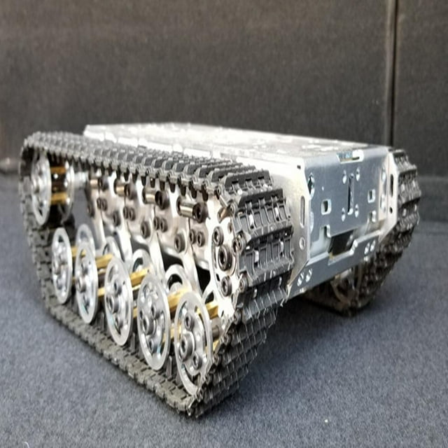 9-12V Chasis del , el Fuselaje y el Ruedas y de Amortiguación Independiente Están Hechos Sharpla Chasis de tanque robot