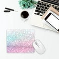 thumbnail image 4 of Pink Sparkle Glitter Mouse Pad Rectangle NonSlip Rubber Base Perfect for Girls’ Computers and Laptops 9.5x7.9 Inch Shimmering Desk Accessory, 4 of 6