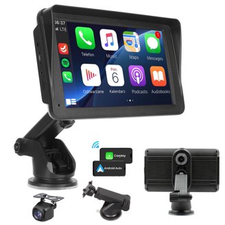 Schermo da 9 pollici Carplay e Android Auto wireless + telecamera Schermo da 9 pollici Carplay e Android Auto wireless + telecamera