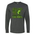 thumbnail image 1 of Adult Video Games Don't Make Us Violent Lag Does Gamers Long Sleeve T-Shirt, 1 of 1