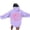 Purple, variant on Women's Hoodie Sunflower Bow Graphic Hooded Long Sleeve Pullover Casual Streetwear Top