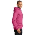 thumbnail image 3 of Port & Company Core Fleece Pullover Hooded Sweatshirt-XL (Heather Sangria), 3 of 6