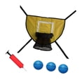 thumbnail image 3 of Juego de aro de baloncesto para trampolín, portería de baloncesto para la mayoría de los entrenamientos de trampolines Bola azul, 3 of 8