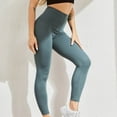 thumbnail image 6 of Womens plus $15 & under! Yoga Pants for Women Plus Size Fashion Sport Fitness Yoga Pants High Waist Body Shaping Breasted Elasticity Pants, 6 of 6