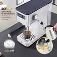 thumbnail image 6 of Professional Espresso Machine 20 Bar - Compact Stainless Steel Coffee Maker, 6 of 7