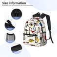 thumbnail image 3 of Disketp Aabstract Eyes Mochila Ligera Clásica con Múltiples Bolsillos, Mochila Casual para Hombre y Mujer, Ideal para Escuela, Trabajo y Viajes, 3 of 6