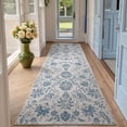 thumbnail image 3 of Alfombra Runner de jinchan, 91 x 305 cm, diseño floral vintage, antideslizante, 3 of 8