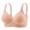 Gray, variant on Asgosdo Women Bras V Neck No Underwire Adjustable Straps Push Up Wireless Plunge Comfortable Breathable Bralettes