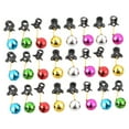 thumbnail image 4 of FONDOTIN 48Pcs Beard Baubles Bell Clip Assorted Color Plastic And Metal For Christmas Party And Birthday, 4 of 8
